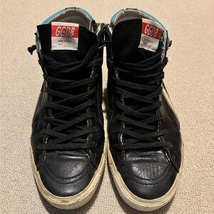 Golden Goose Black High-Top Sneakers